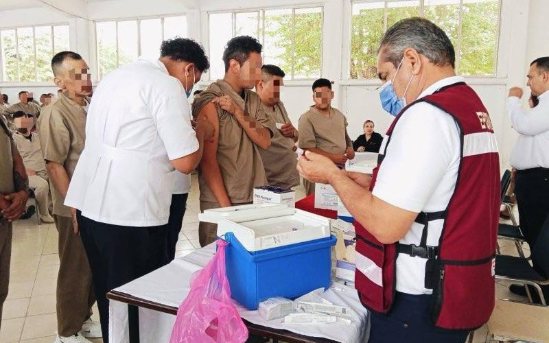 Campaña contra el sarampión llega a centros penitenciarios de Victoria y Reynosa